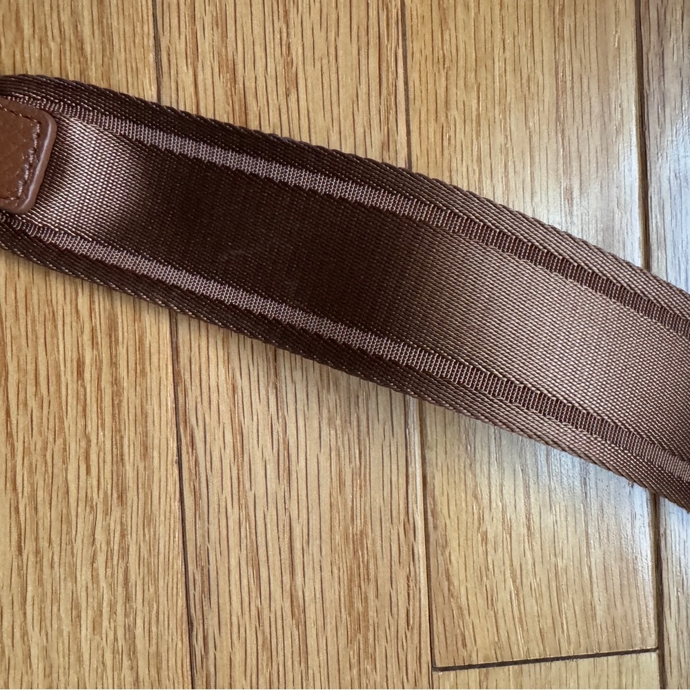 Quince Italian Pebbled Leather Sling Bag, Cognac - Picture 9 of 12